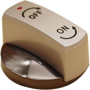 MENSI Kitchen Gas Appliance Range Stove, Heater, Fire Pit Non-Universal Metal Temperature Control Knob with 8mm(0.315") Stem 𝐎𝐃=𝟏.𝟔"
