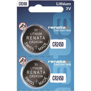 Renata Batteries CR2450N 3 Volt Lithium Coin Battery (4 Pack)