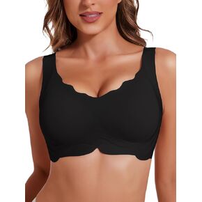 JOYSHAPER Wireless Bras for Women No Underwire Push Up Bras Seamless Bralettes with Support Full Coverage Everyday Bra
