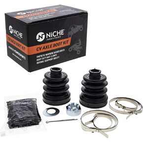 NICHE Front Rear CV Axle Boot Kit For Polaris Sportsman Hawkeye 300 400 replaces 2203170 ATV