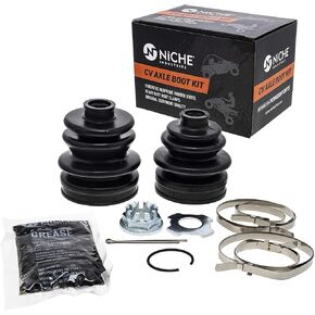 NICHE Rear CV Axle Boot Kit For Suzuki King Quad 700 LT-A700X Replaces 64931-31G03 64930-31G03