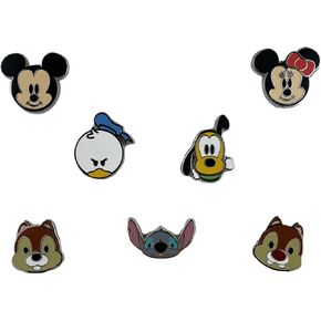 Disney Mini Pin Collection - Cute Characters - Faces (V 2) - 74244, Small