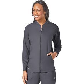 EON Maevn Women's Sporty Mesh Panel Jacket(Pewter, Medium)