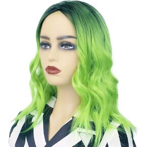 White Wig with Bald, Adult Short Afro Snow White Wig for Mad Scientist Wig, One Size Old Man Halloween Wig Costumes for Men's Halloween Office Daily Cosplay Party (Silver) in Kuwait