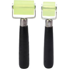 Car Vehicle Sound Deadening Application Wheel Roller for Automotive Sound Deadening Insulation Materials Rolling Wheel Roller Seam Roller (L and S 50mm and 30mm Roller Length)