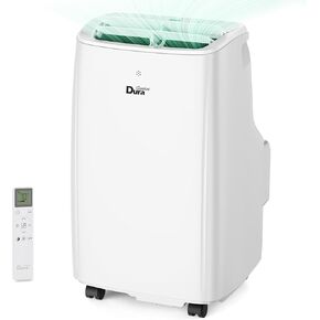 DuraComfort Portable Air Conditioners,10000 BTU(Ashrae) /6,300 BTU (SACC), Cooling,Dehumidifier,Fan Mode,Up to 250 Sq.Ft,Suitable for compact rooms,White