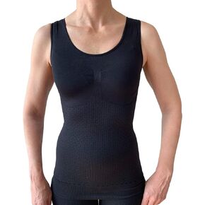 Bioflect® Compression Vest Tank Top - with Bio Ceramic Fibers and Micro-Massage Knit - for Binding, Support and Comfort