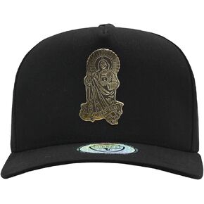 Culiacan Saint Jude Black Snapback Hats for Men - Premium Men's Hats & Caps, Black Baseball Cap for Men and Women, Gorra para Hombre - Ajustable Size