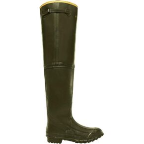 LaCrosse ZXT Irrigation 26" Hip Waders for Men - Waterproof, Durable Rubber Boots for Men with Adjustable Strap & Traction Outsole