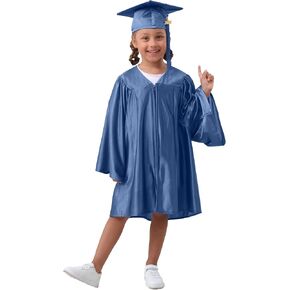 Preschool & Kindergarten Graduation Cap and Gown, with Tassel 2024 Charm Sets