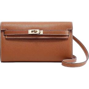 Women's Leather Shoulder Handbag - Designer Crossbody Purse and Chic Small Clutch Wallet