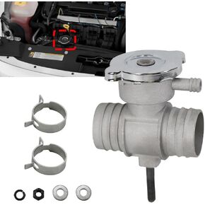 Radiator Coolant Filler Neck Compatible with Dodge Caliber Avenger Durango Dakota Jouney Chrysler 200 Sebring Compatible with Jeep Compass Patriot Replaces 52028810AL 55116901AA 52029195AK Aluminium