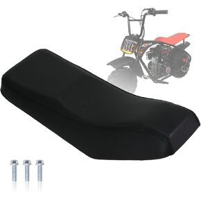 Upgraded New Seat for Motovox MBX10, For Mototec 105cc Mini bike (Black)
