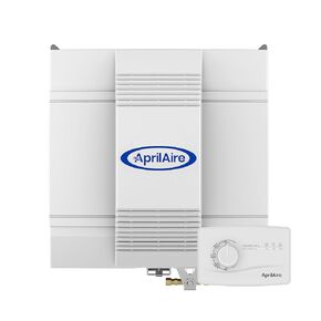 AprilAire 700M Whole-House Humidifier, Manual Fan Powered Furnace Humidifier, Large Capacity Whole-House Humidifier for Homes up to 5,300 Sq. Ft., White