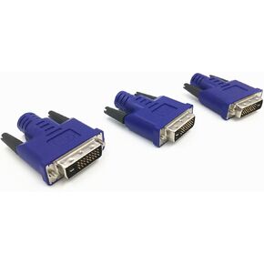 FUERAN DVI Graphics Card Display GPU Detection Monitor DVI Dummy Plug Adapter Fit Headless-2560x1600@60Hz, 2 Pack