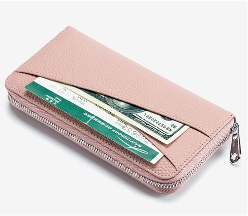 Womens Wallet Leather Long Purse RFID Blocking Credit Card Clutch Wallet for Womens in Saudi Arabia