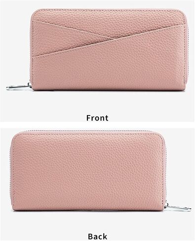 Womens Wallet Leather Long Purse RFID Blocking Credit Card Clutch Wallet for Womens in Saudi Arabia