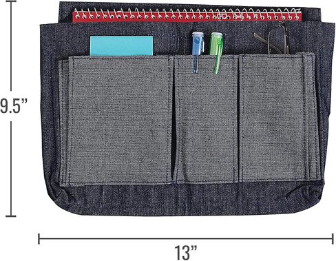 DMI Universal Walker Bag, Single Pocket Carry-All Pouch, Easy to Attach and Fold, Durable, Machine Washable, 12.5 to 15 Inches (Pack of 2) in Kuwait