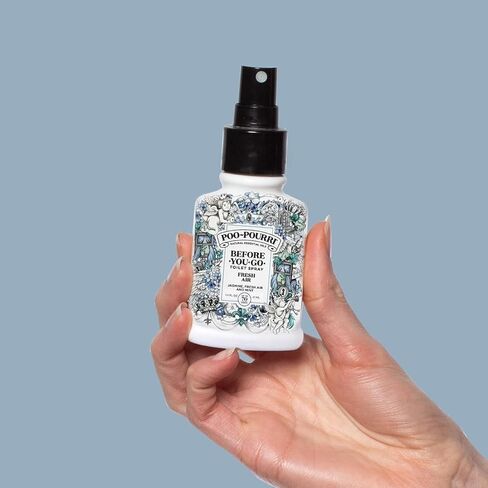 مجموعة رذاذ المرحاض Poo-Pourri، زجاجات 1.4 أونصة من الحمضيات الأصلية، هواء منعش، تدفق ملكي in Kuwait
