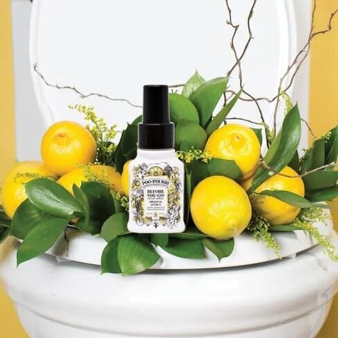 مجموعة رذاذ المرحاض Poo-Pourri، زجاجات 1.4 أونصة من الحمضيات الأصلية، هواء منعش، تدفق ملكي in Kuwait