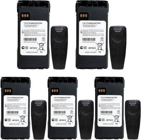 Teseko NNTN7335A 2600mAh 7.4V Li-ion Replacement Two-Way Radio Battery for Motorola NNTN7554 NNTN7335B XTS1500 XTS2500 Talkabout Radios in Saudi Arabia