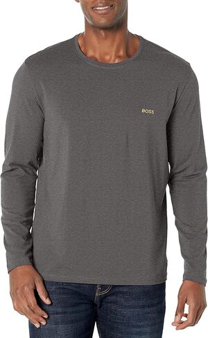 BOSS Men's Mix&Match Crewneck Cotton Lounge Long Sleeve T-Shirt in Kuwait