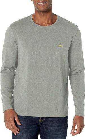 BOSS Men's Mix&Match Crewneck Cotton Lounge Long Sleeve T-Shirt in Kuwait