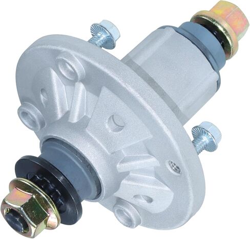 2 Pack GY21098 Spindle Assembly with GX20367 Pulley Replaces GY20454, AUC15811, GY20962, UC23728 for John Deere 102, 135, D100, D130, E100, E130, LA100, LA135, S100, S120, X105, X145 Tractors in Saudi Arabia