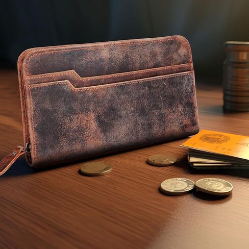 محفظة سفر، محفظة جواز سفر طويلة، حامل جواز سفر عائلي، حافظة جواز سفر مع حزام يد، حامل جواز سفر، حامل جواز سفر RFID، حامل جواز سفر متعدد، حامل جواز سفر للجنسين (بني) in Kuwait