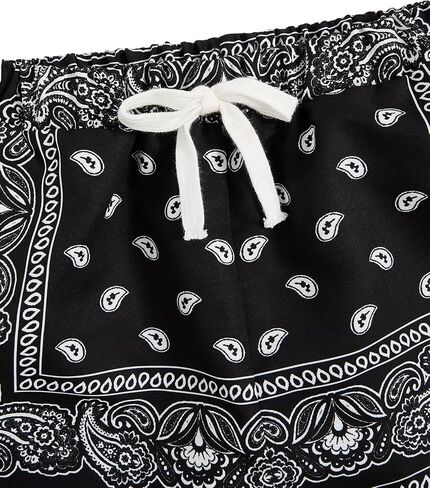Boy's Paisley Shorts Boho Drawsring Casual Gym Beach Bandana Shorts Summer Shorts for Boys in Saudi Arabia