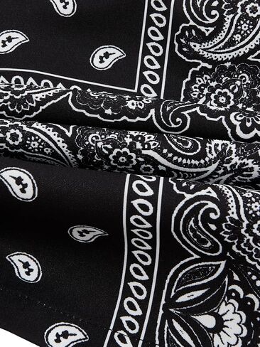 Boy's Paisley Shorts Boho Drawsring Casual Gym Beach Bandana Shorts Summer Shorts for Boys in Saudi Arabia
