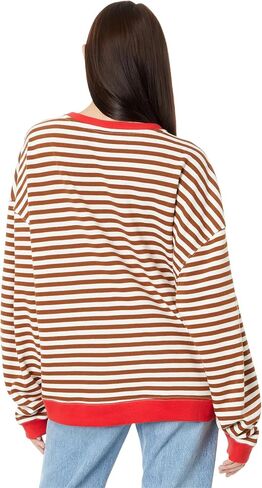 Free People Women's Classic Striped Crew in Saudi Arabia