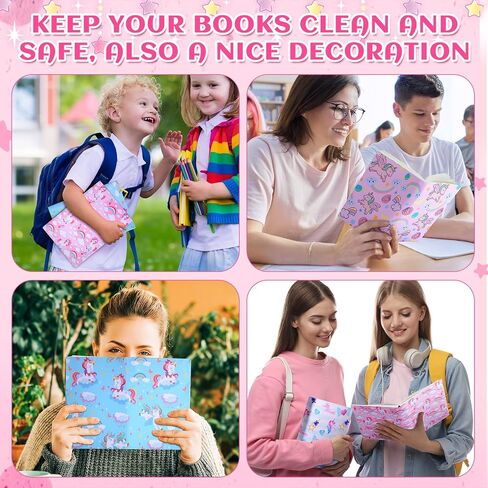 6 Pcs Stretchable Book Covers up to 9 x 11 Inches Nylon Fabric Jumbo Book Sleeves Washable Durable Reusable Cover Protector for Hardcover Textbooks Notebook(Balls) in Saudi Arabia