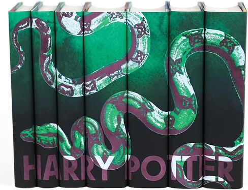 Juniper Books Harry Potter Hufflepuff House Mascot Book Sets | Books & Covers Included | Created for Scholastic's Hardcover 7-Volume Book Set (Yellow Badger) in Saudi Arabia
