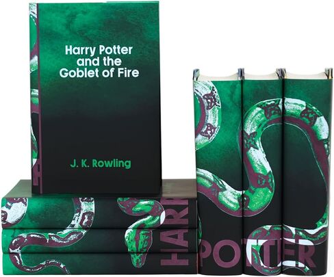 Juniper Books Harry Potter Hufflepuff House Mascot Book Sets | Books & Covers Included | Created for Scholastic's Hardcover 7-Volume Book Set (Yellow Badger) in Saudi Arabia