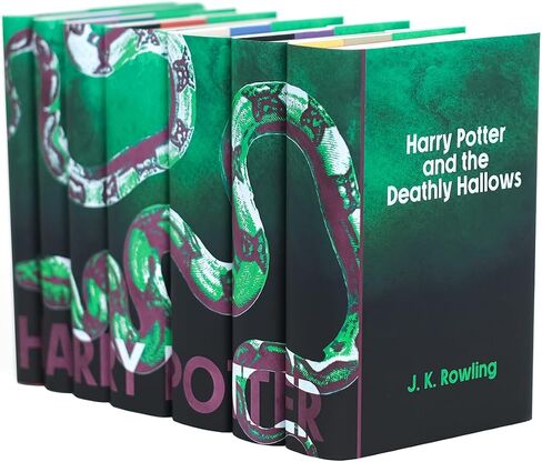 Juniper Books Harry Potter Hufflepuff House Mascot Book Sets | Books & Covers Included | Created for Scholastic's Hardcover 7-Volume Book Set (Yellow Badger) in Saudi Arabia