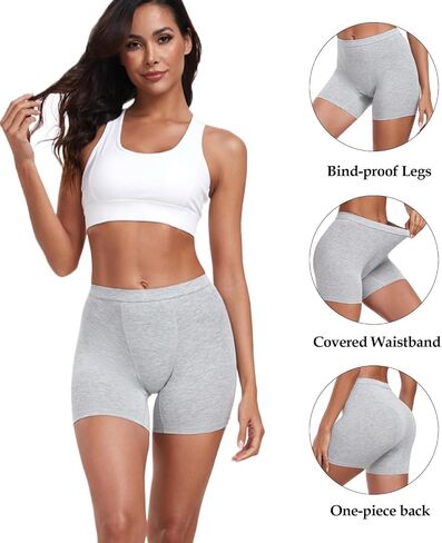 wirarpa Women's Modal Boy Shorts Panties Soft Microfiber Boxer Briefs Underwear MultiPack in Saudi Arabia