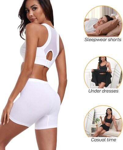 wirarpa Women's Modal Boy Shorts Panties Soft Microfiber Boxer Briefs Underwear MultiPack in Saudi Arabia