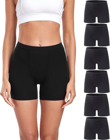 wirarpa Women's Modal Boy Shorts Panties Soft Microfiber Boxer Briefs Underwear MultiPack in Saudi Arabia