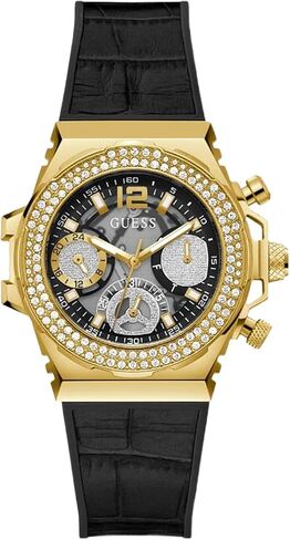 GUESS Ladies 36mm Watch - Two-Tone Strap Turquoise Dial Two-Tone Case in Saudi Arabia