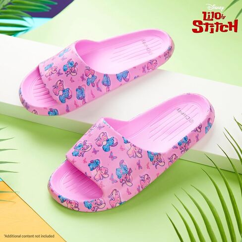 Disney Stitch Girls Sliders, Beach or Pool Shoes for Kids - Stitch Gifts in Saudi Arabia