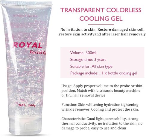 جل 300 مل لجهاز الوجه يستخدم مع جهاز العناية ببشرة الوجه والجسم بترددات الراديو in Kuwait