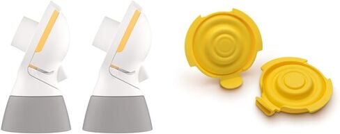 موصلات بديلة من Medela PersonalFit Flex، 2 في كل قطعة، متوافقة مع مضخة الثدي ذات النمط MaxFlow وSwing Maxi وFreestyle، قطع غيار أصلية in Kuwait