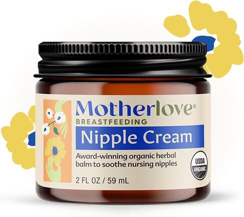 Motherlove Nipple Cream (1 oz) | Organic Lanolin-Free Nipple Cream for Breastfeeding—Benefits Nursing & Pumping Moms in Saudi Arabia