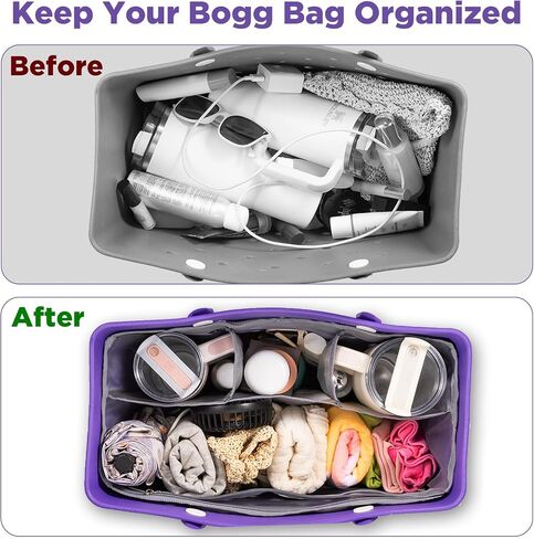 OUTXE Bogg Bag Organizer Accessories Inserts Compatible with X Large Bogg Bag, Lightweight Mesh Insert Divider Pouch for Original XL Bogg Bag, Organizing Large Bogg Bag and Divide Space in Saudi Arabia