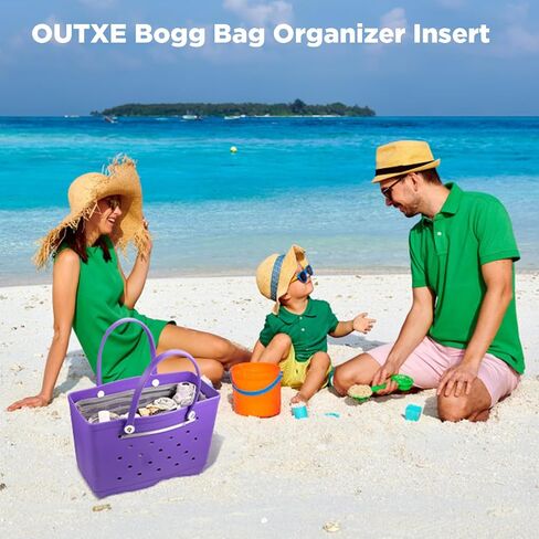 OUTXE Bogg Bag Organizer Accessories Inserts Compatible with X Large Bogg Bag, Lightweight Mesh Insert Divider Pouch for Original XL Bogg Bag, Organizing Large Bogg Bag and Divide Space in Saudi Arabia