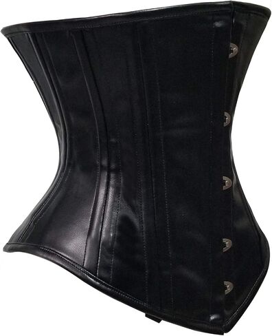 luvsecretlingerie Heavy Duty 26 Double Steel Boned Waist Training Velvet Underbust Tight Shaper Corset #8023-VE in Kuwait