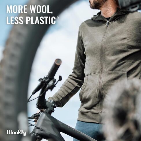 ملابس صوفية للرجال من صوف Merino Pro-Knit بسحّاب - ماصة للتنفس ومضادة للرائحة in Kuwait