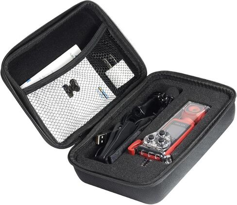 Minolta MN4KP1 4K Ultra HD Wi-Fi Enabled Pocket Camcorder, Red in Saudi Arabia