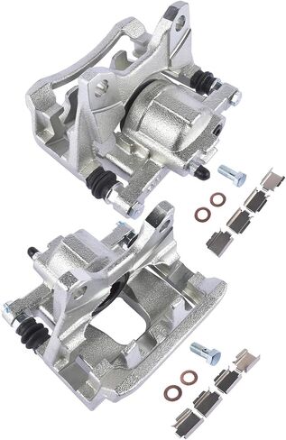 Rear Left & Right Disc Brake Caliper w/Bracket Replacement for 2007-2018 Jeep Wrangle Liberty Dodge Nitro 18-B5046, 18-B5047, 68003774AA, 68003778AA in Saudi Arabia